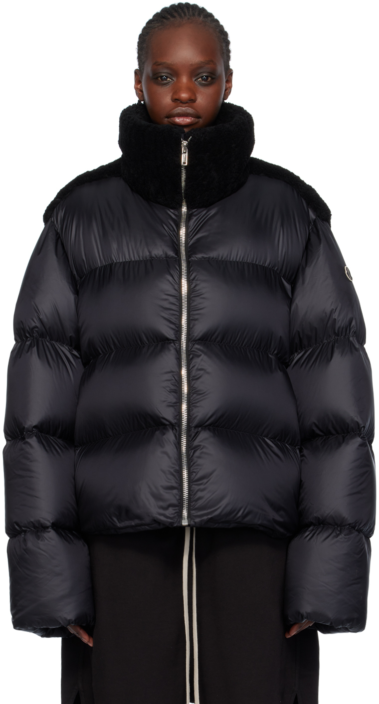 Moncler Rick Owens Black Cyclopic Down Jacket