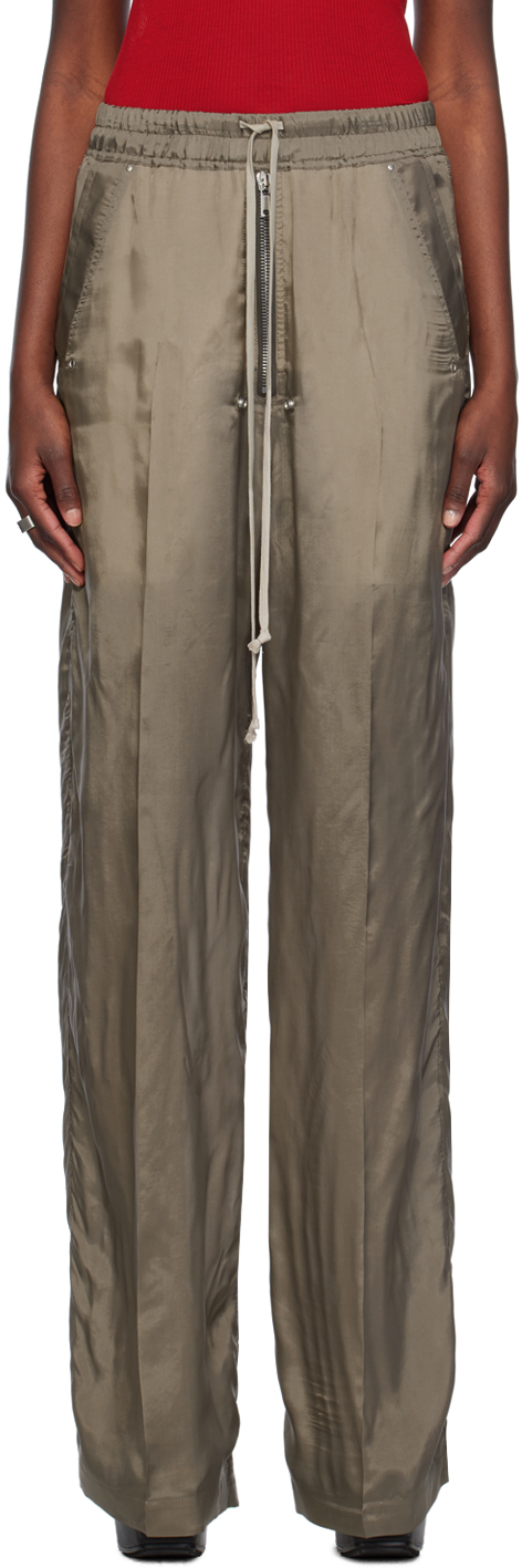 Shop Rick Owens Gray Geth Belas Lounge Pants In 34 Dust