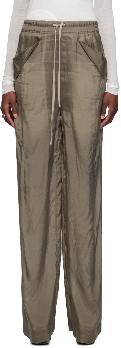 【関税込み】Rick Owens グレー Lido ラウンジパンツ Gray Lido Lounge Pants by Rick Owens on Sale