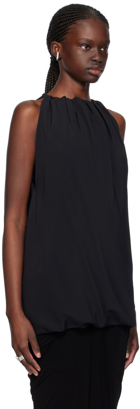 Rick Owens Black Lido Bag Tank Top In 09 Black
