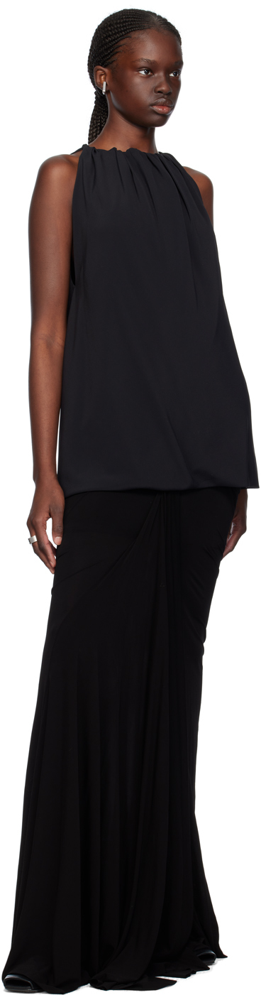 Rick Owens Black Lido Bag Tank Top In 09 Black