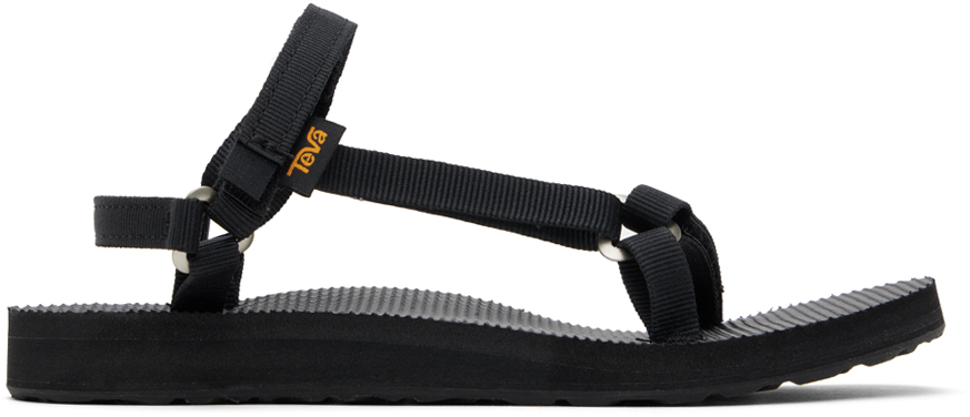 Black Original Universal Slim Sandals by Teva on Sale