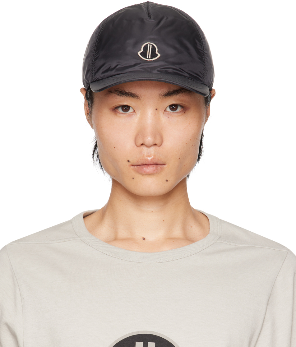 Rick Owens X Moncler Baseball Hat in Black | Smart Closet