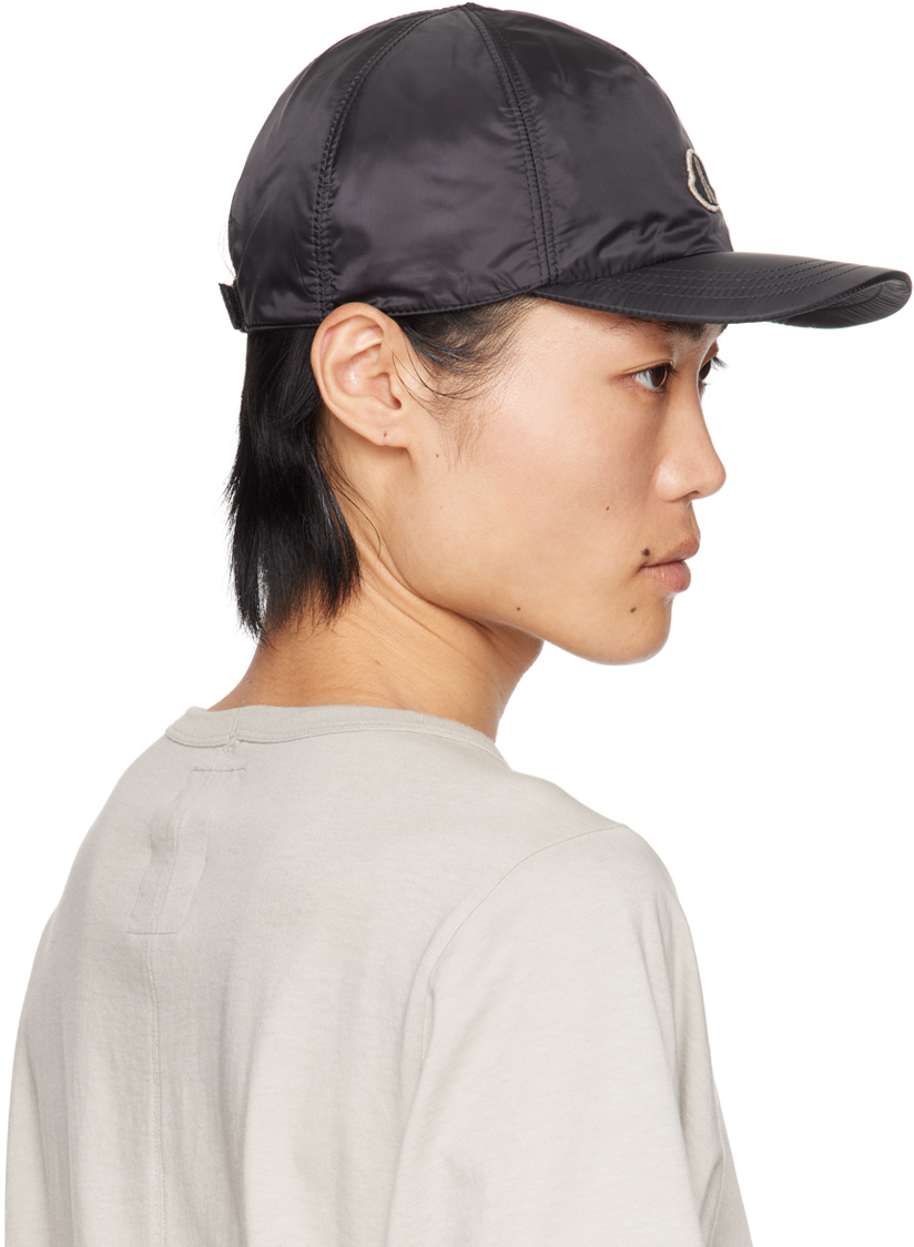 Rick Owens X Moncler Baseball Hat in Black | Smart Closet