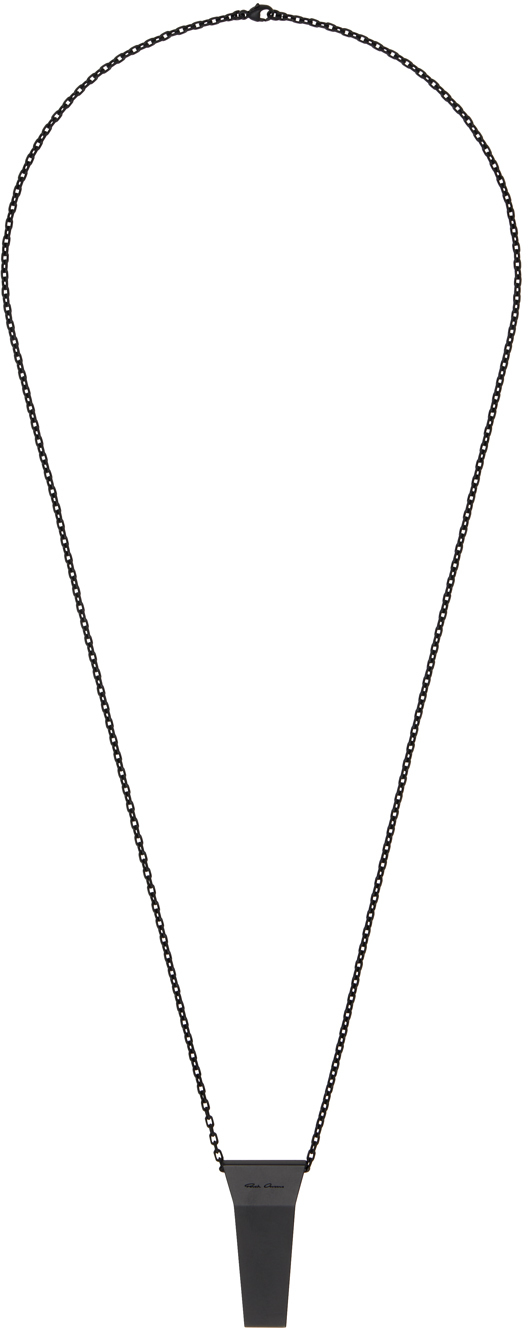 Black Trunk Charm Necklace