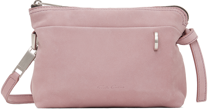 Rick Owens Pink Small Adri Bag In 63 Dusty Pink
