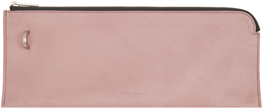 Rick Owens Pink Invite Wallet In 63 Dusty Pink