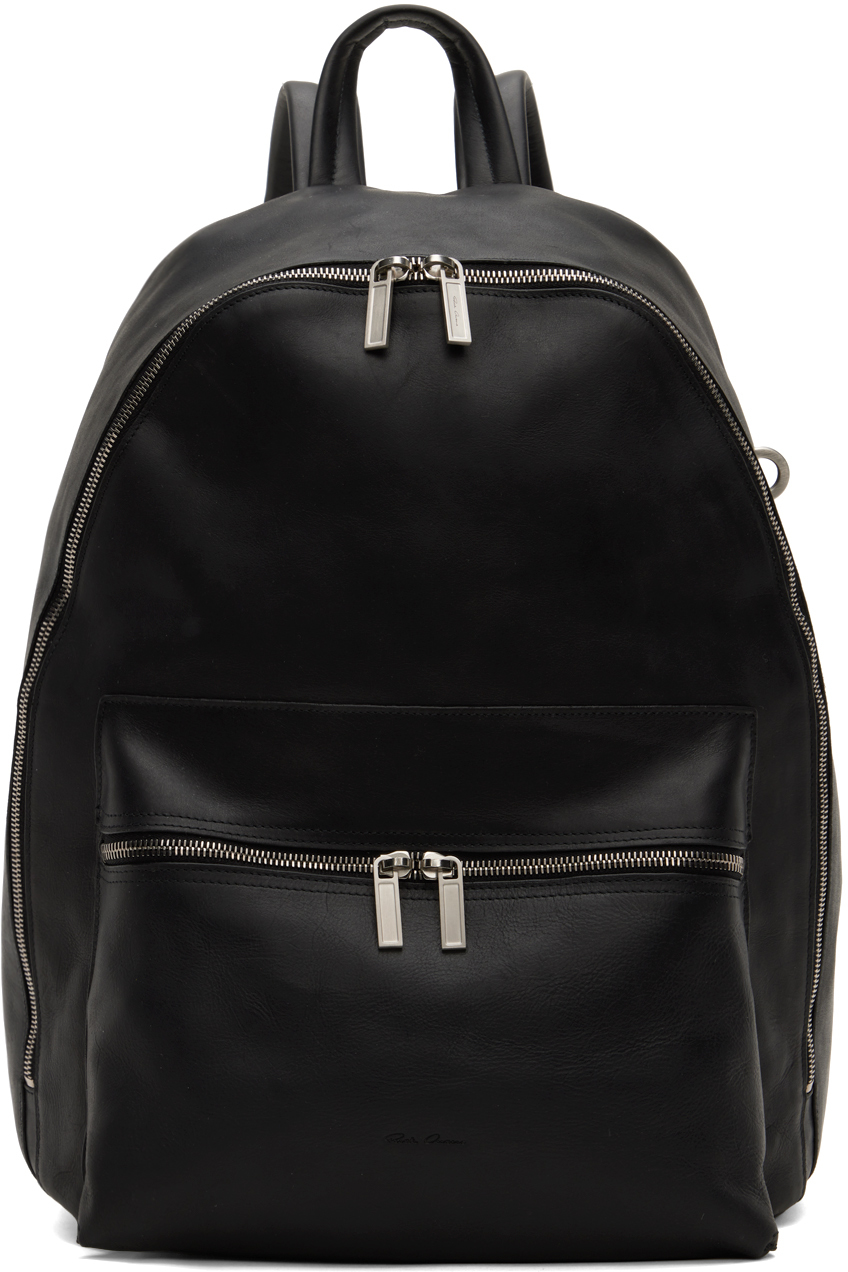Black Calfskin Backpack