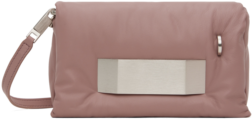 Shop Rick Owens Pink Pillow Griffin Bag In 63 Dusty Pink