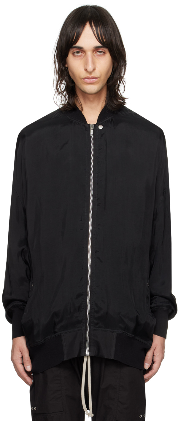 Black Jumbo Peter Flight Bomber Jacket