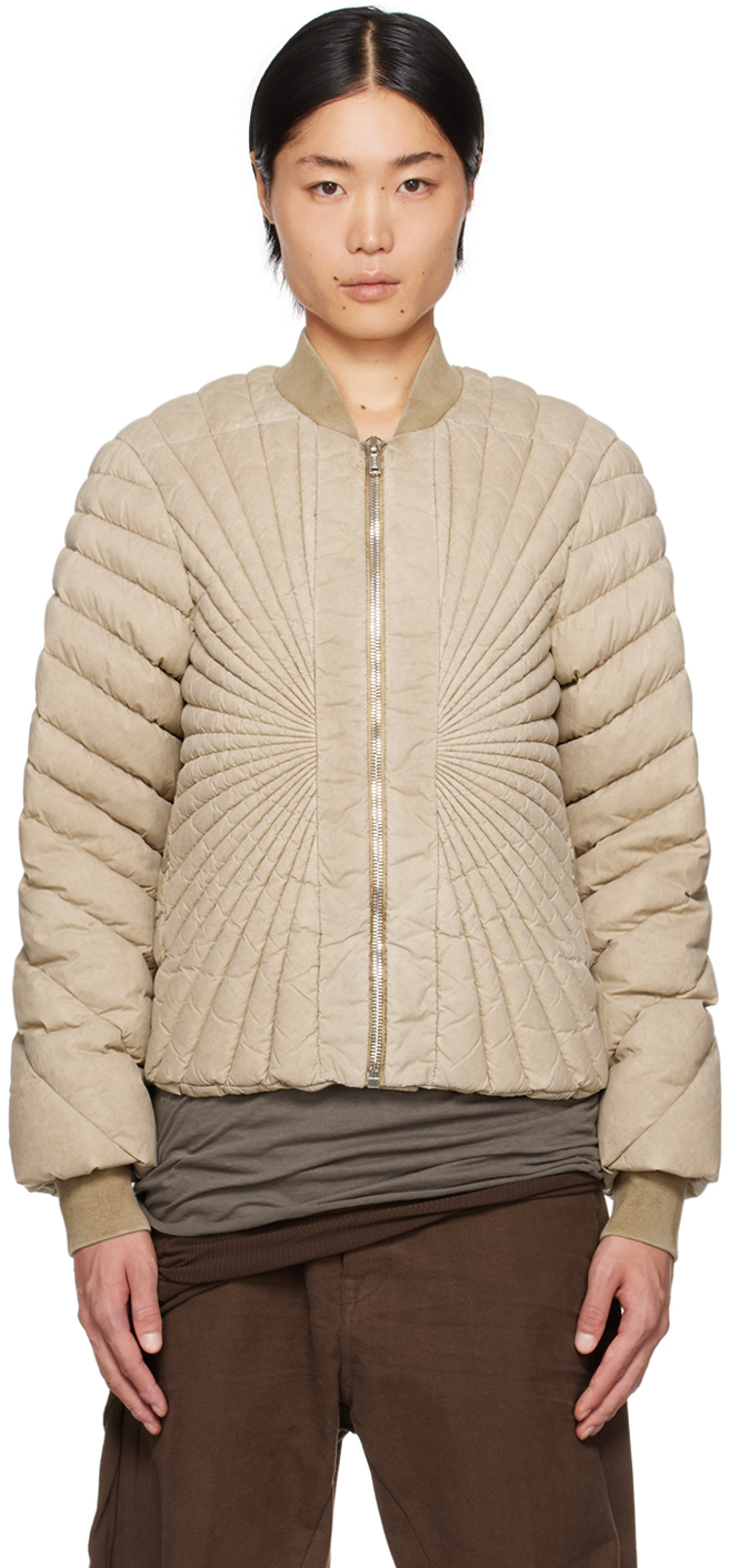 Moncler + Rick Owens Taupe Radiance Down Jacket