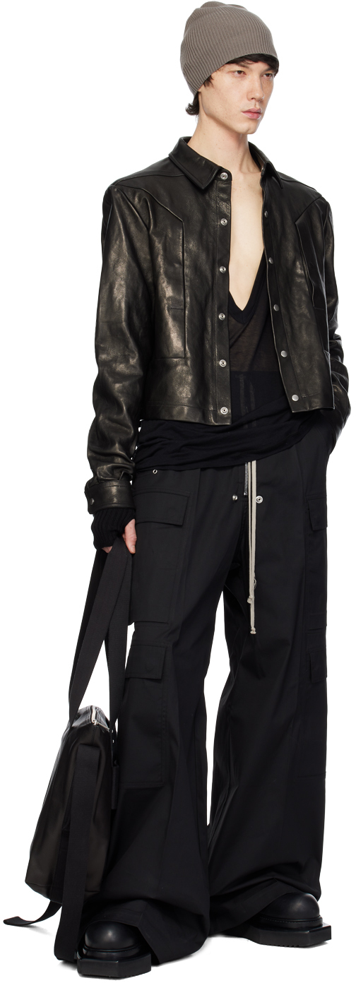 Rick Owens Alice Gauntlet down coat - Black