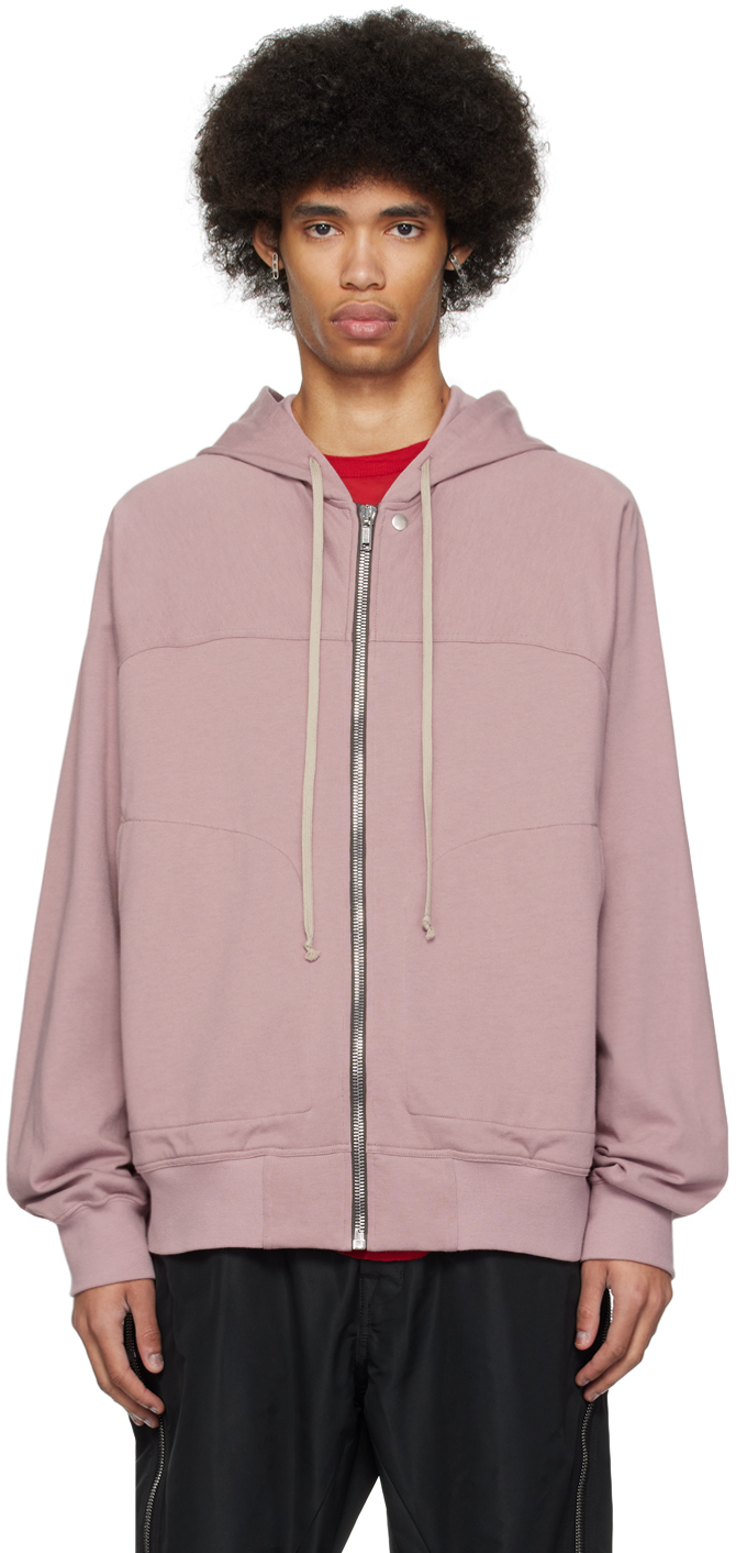Pull à Capuche (hoodie) Gilly Hicks Rose Et Bleu Vert, Taille M, Occasion Comme Neuf