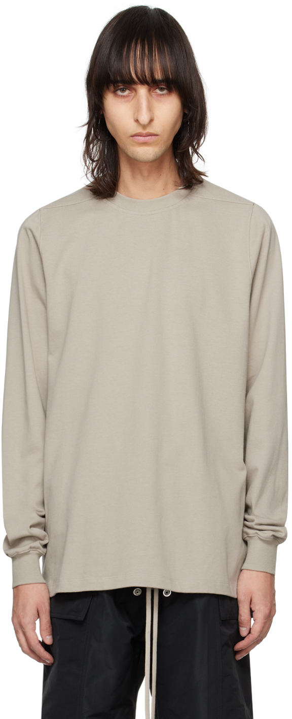 【関税込み】Rick Owens グレー Baseball スウェットシャツ RICK OWENS(リックオウエンス)-BASEBALL T-BA--Amanojak.