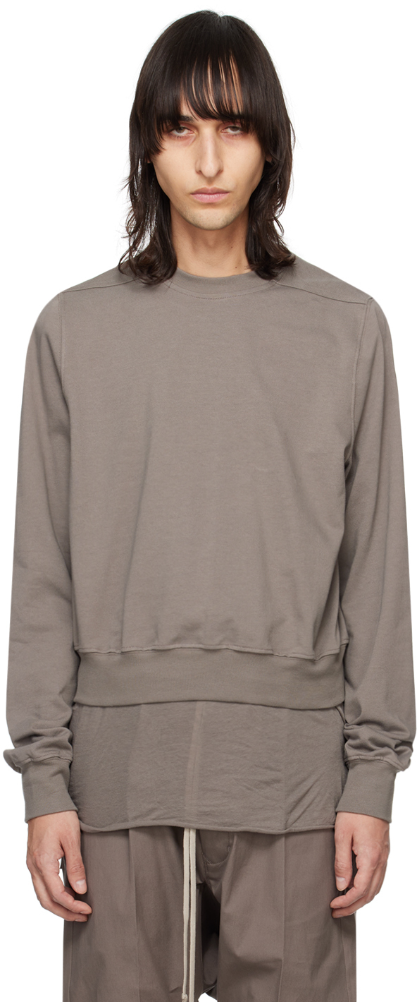 Gray Cropped Sweatshirt