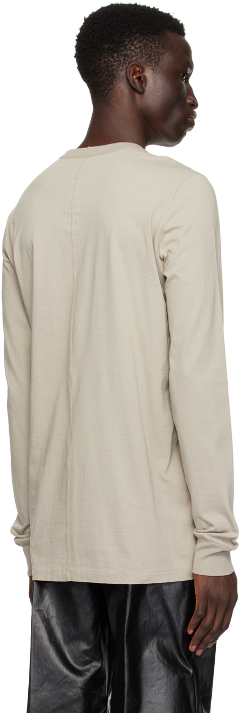 Rick Owens Level Langarmshirt In 08 Pearl