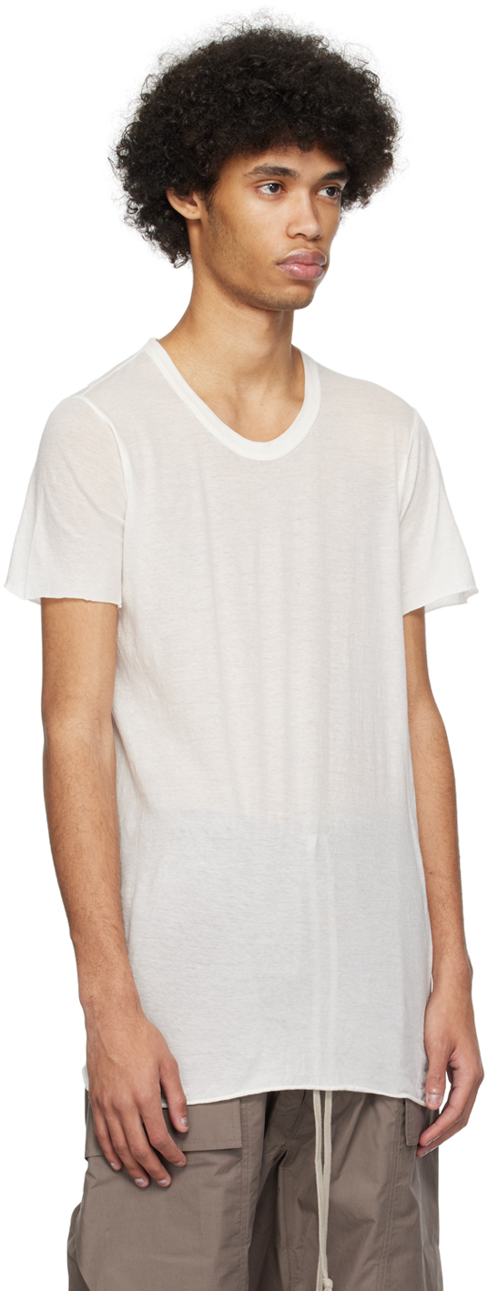 【関税込み】Rick Owens オフホワイト Basic Tシャツ Rick Owens☆オフホワイト Basic Tシャツ