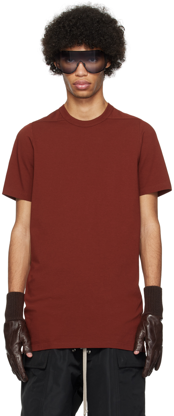 Brown Level T-Shirt by Rick Owens on Sale Brown Level T-Shirt by Rick Owens on Sale