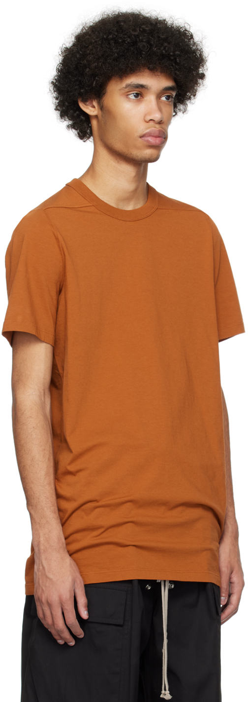 Rick Owens Orange Level T-shirt In 53 Clay