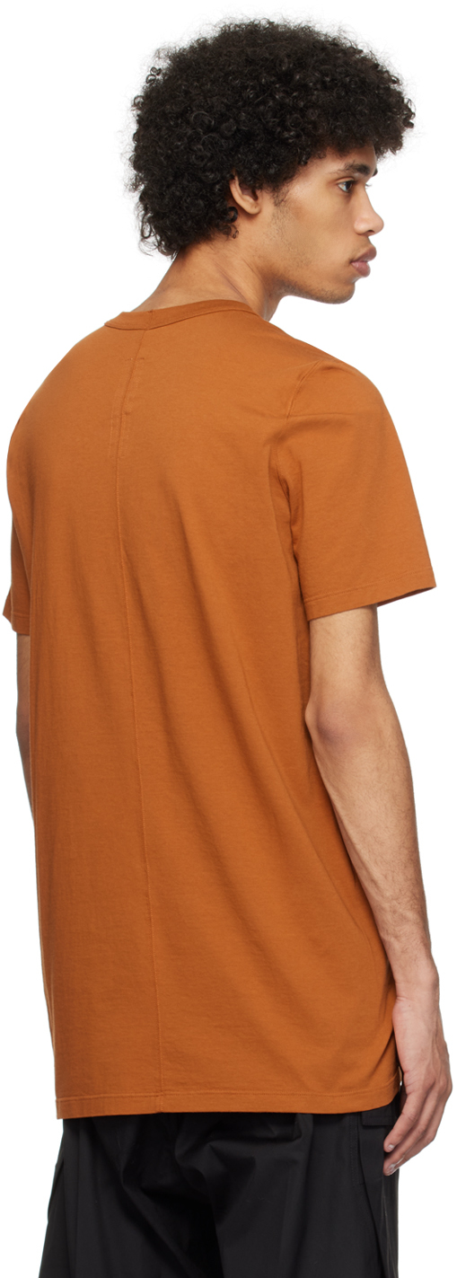 Rick Owens Orange Level T-shirt In 53 Clay