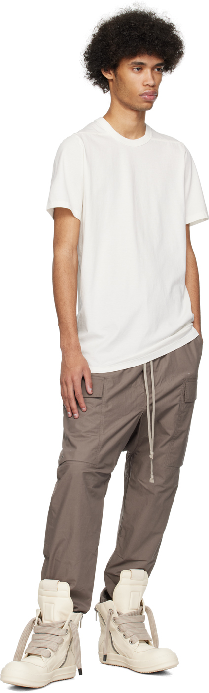 Rick Owens Off-white Level T-shirt In 11 Milk