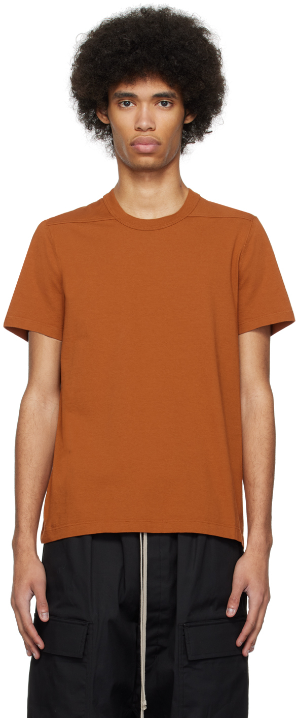 Rick Owens Orange Level T-shirt In 53 Clay