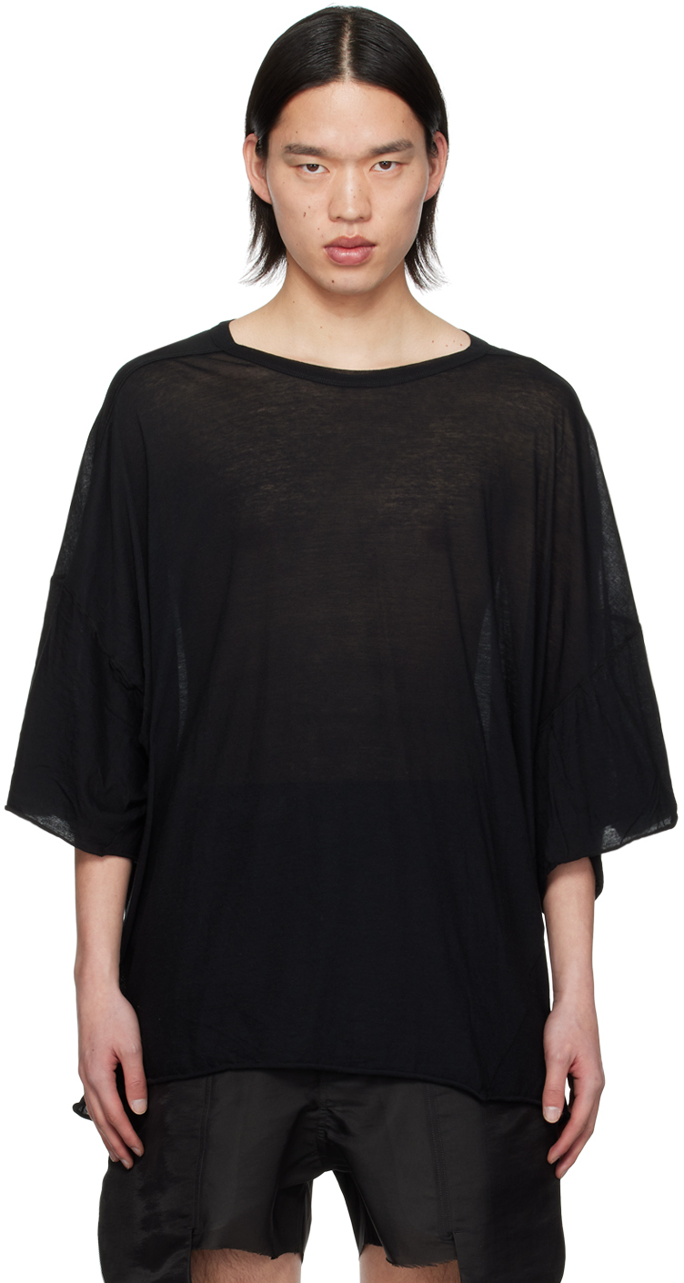 RICK OWENS - Man - Black - T-shirt main image 1