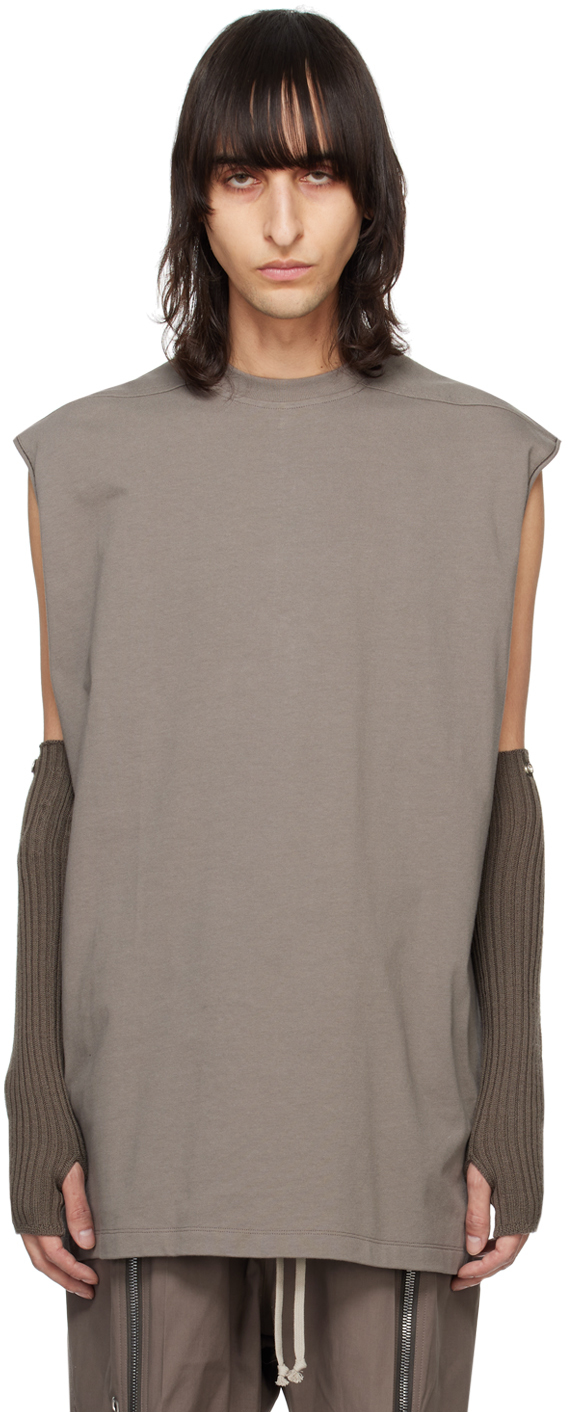【関税込み】Rick Owens グレー Tarp Tシャツ Rick Owensのグレー Tarp Tシャツがセール中