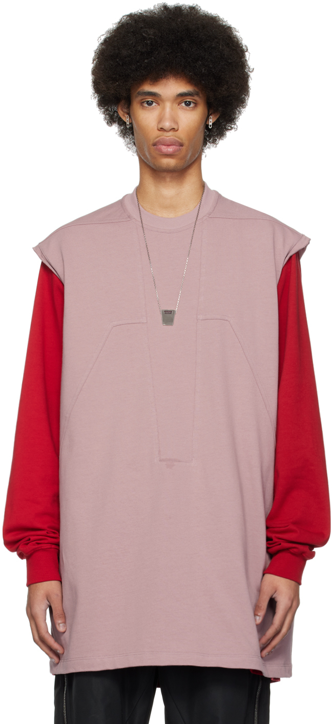 【関税込み】Rick Owens ピンク Splintered Tarp トップス Rick Owensのピンク Splintered Tarp トップスがセール中
