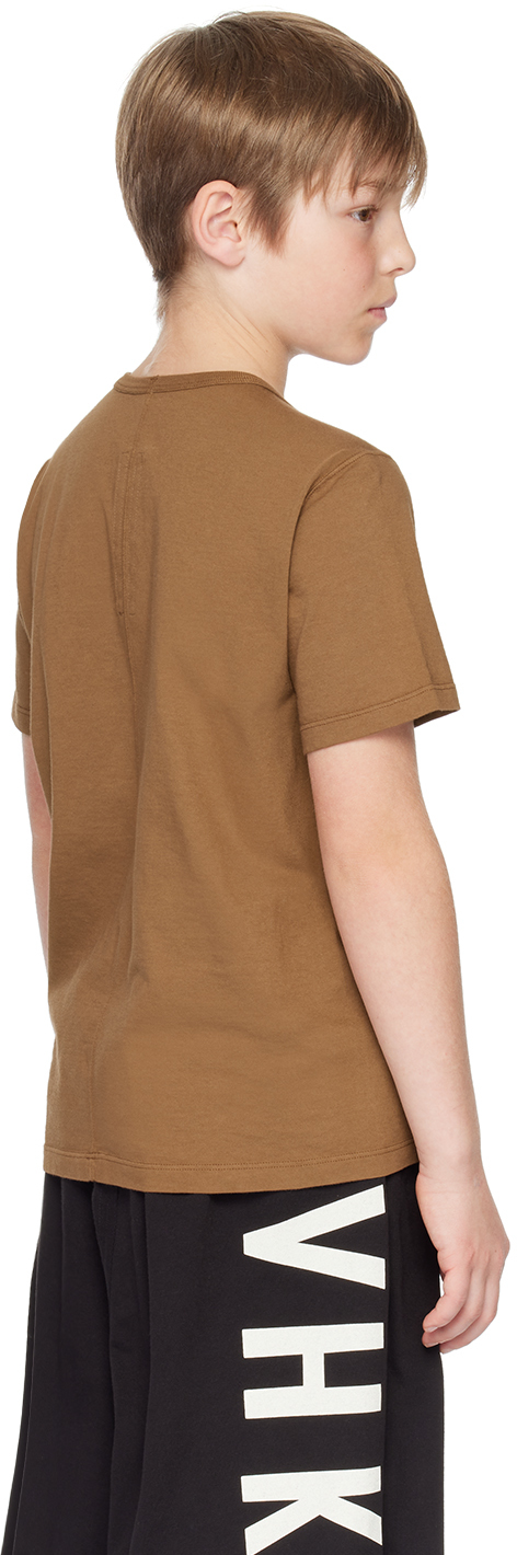 Rick Owens Kids Brown Level T-shirt In 44 Khaki Brown
