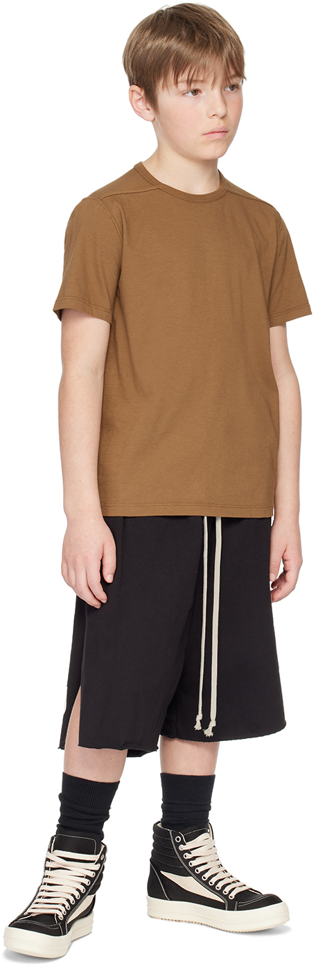 Rick Owens Kids Brown Level T-shirt In 44 Khaki Brown