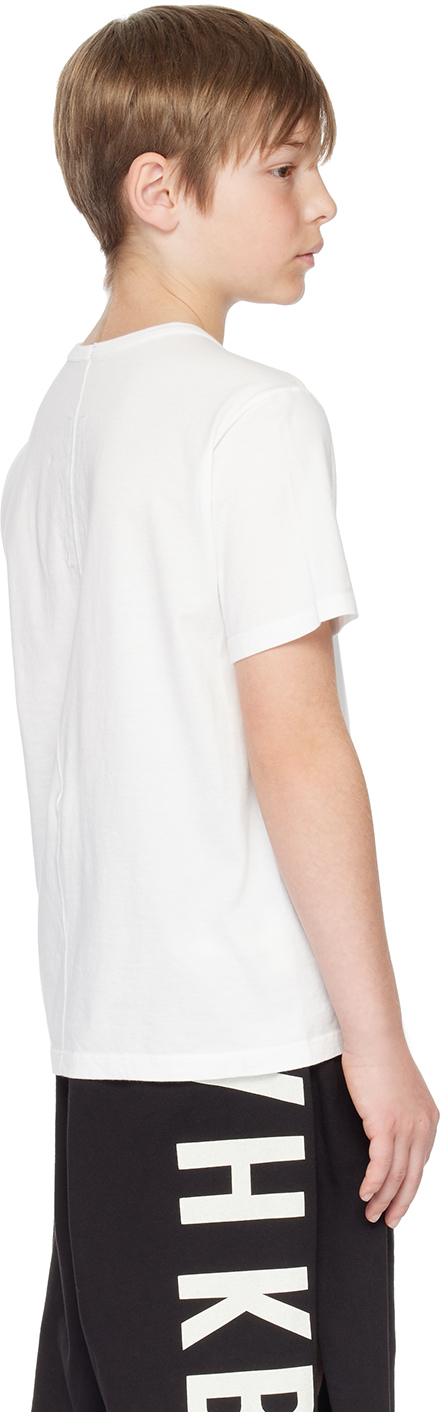 Rick Owens Kids Off-white Level T-shirt In 11 Milk