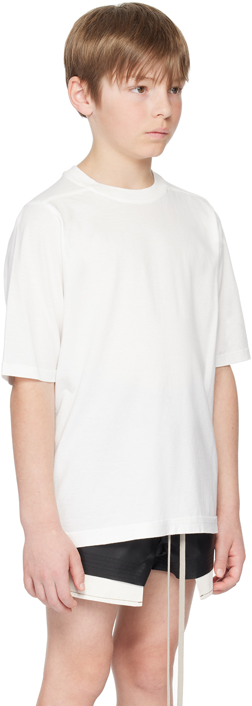 Rick Owens Kids Off-white Jumbo T-shirt In 11 Milk