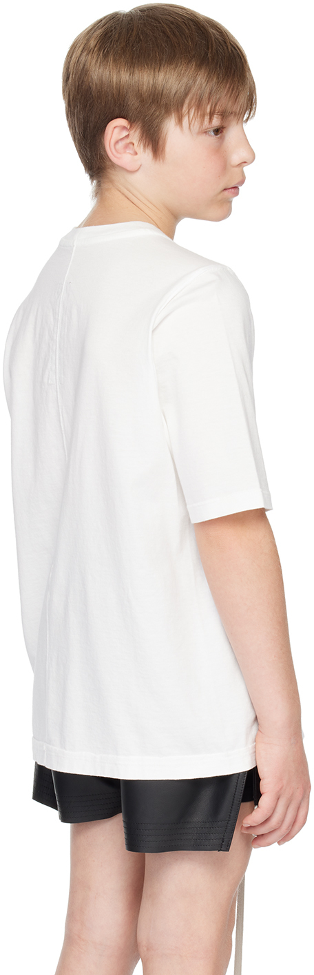 Rick Owens Kids Off-white Jumbo T-shirt In 11 Milk
