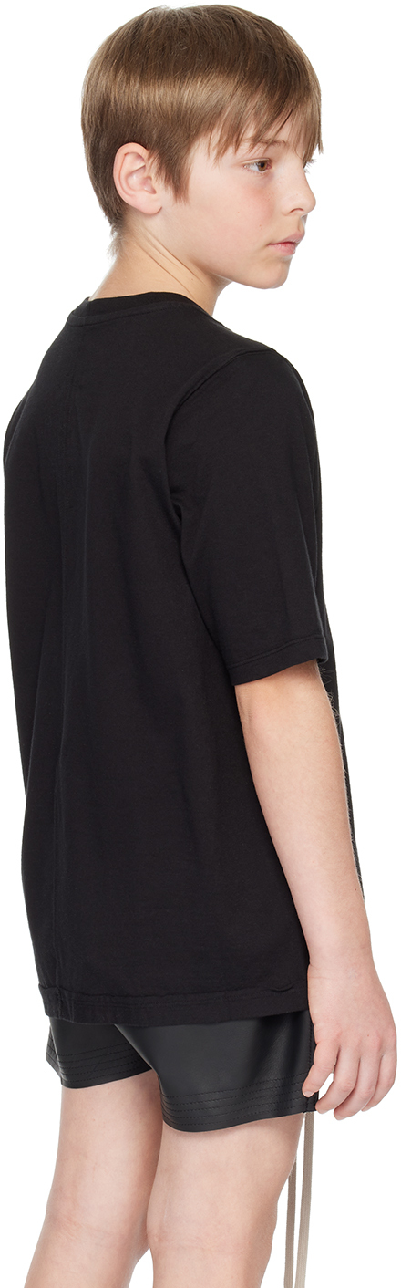 Rick Owens Kids Black Jumbo T-shirt In 09 Black