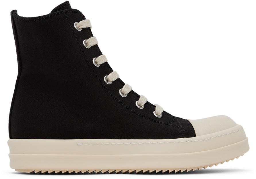 Kids Black Sneaks Sneakers by Rick Owens | SSENSE