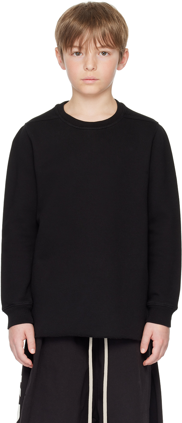 Kids Black Crewneck Sweatshirt