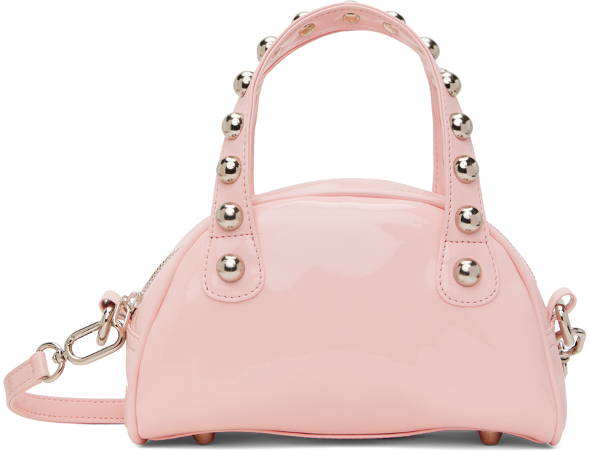 Justine Clenquet Pink Liv Patent Bag In Pink Patent