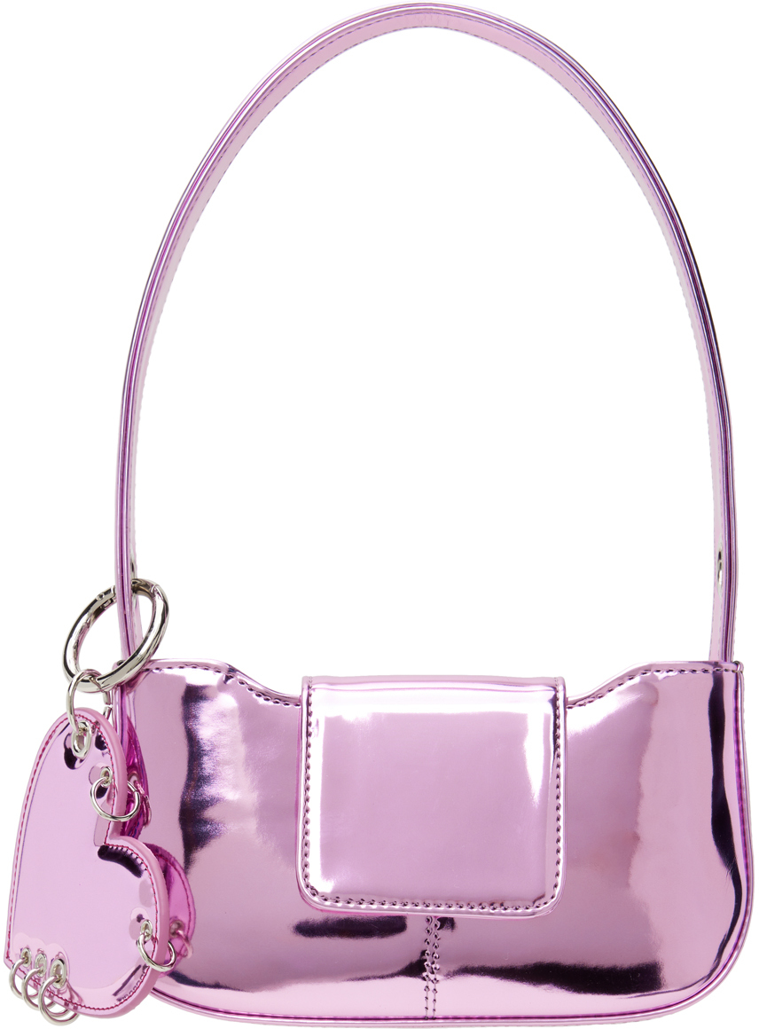 Shop Justine Clenquet Pink Dylan Bag In Pink Patent