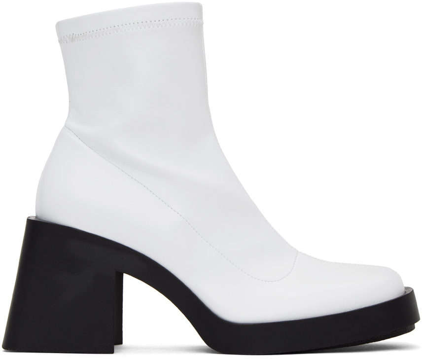 Bottes à Tendons William Funnell Royston - Blanches Cob Medium - Neuves