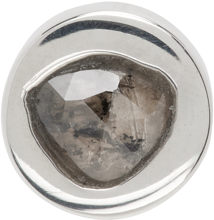 Clous D Oreille A L Unite Argent Patinee Taureau 118192 main image 1
