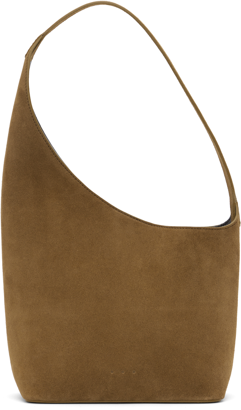 Aesther Ekme Brown Demi Lune Bag In Tabacco