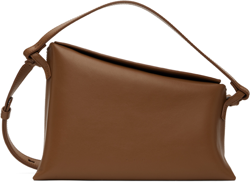 Shop Aesther Ekme Brown Mini Lune Bag In 210 Brown Rust