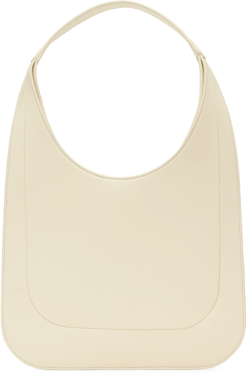 Shop Aesther Ekme Off-white Midi Bag In 205 Cream