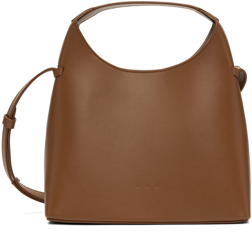 Shop Aesther Ekme Brown Mini Sac Bag In 210 Brown Rust