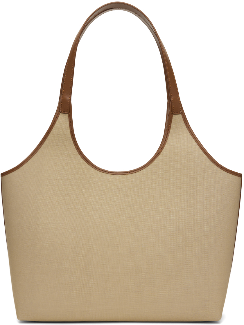 Shop Aesther Ekme Beige Cabas Tote In 213 Canvas