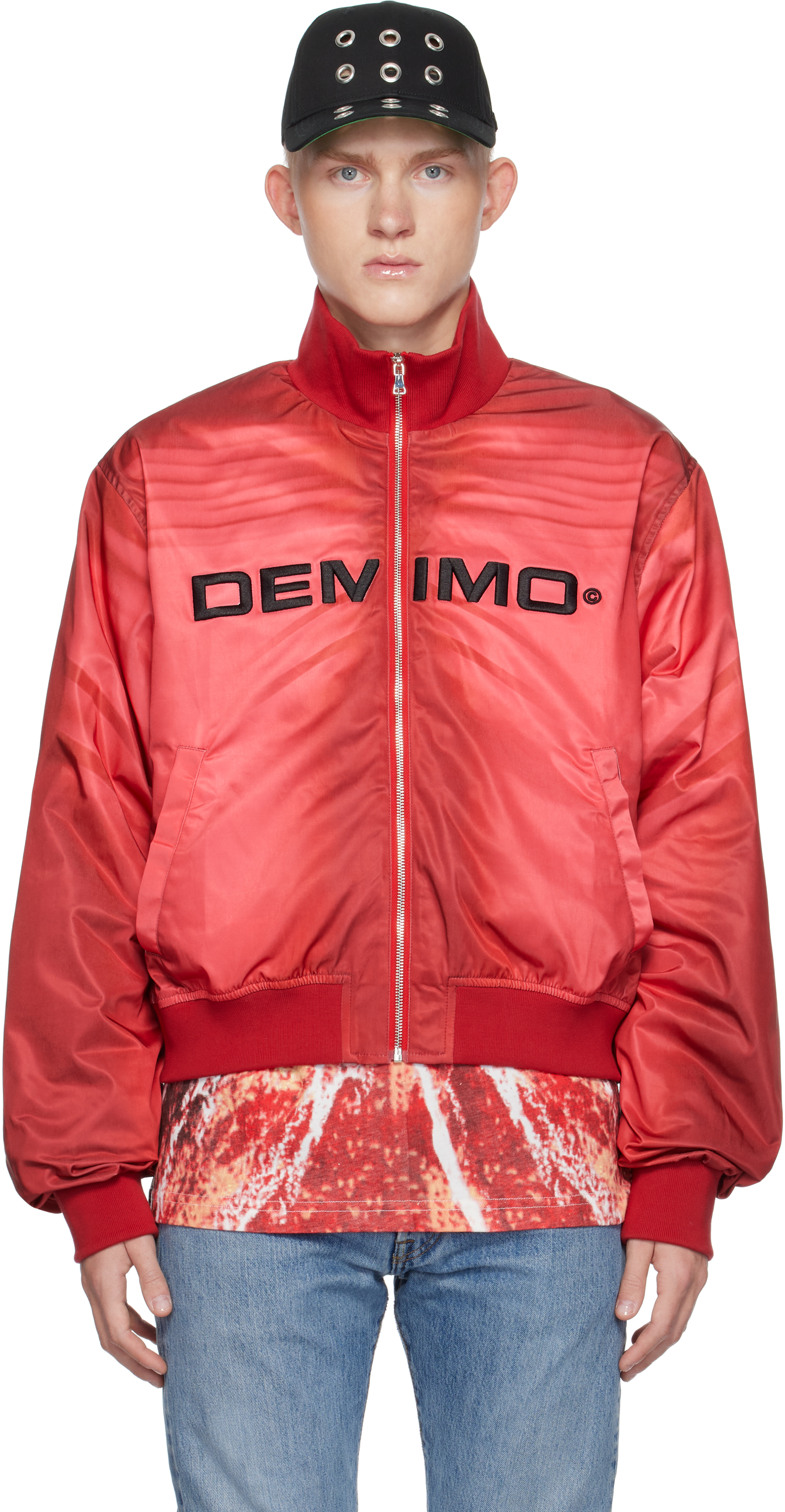 Shop Demmo Red '' Track Jacket