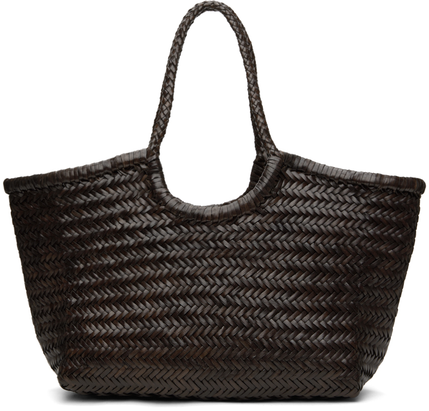 Brown Nantucket Big Bag by Dragon Diffusion on Sale