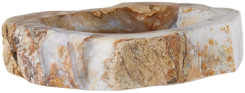 Soho Home White Sorrel Trinket Bowl In White