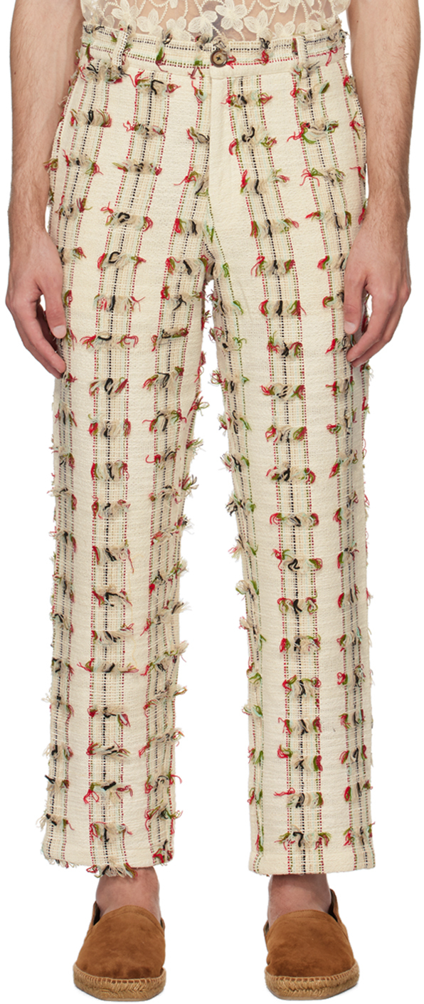 Off-White Fringed Trousers